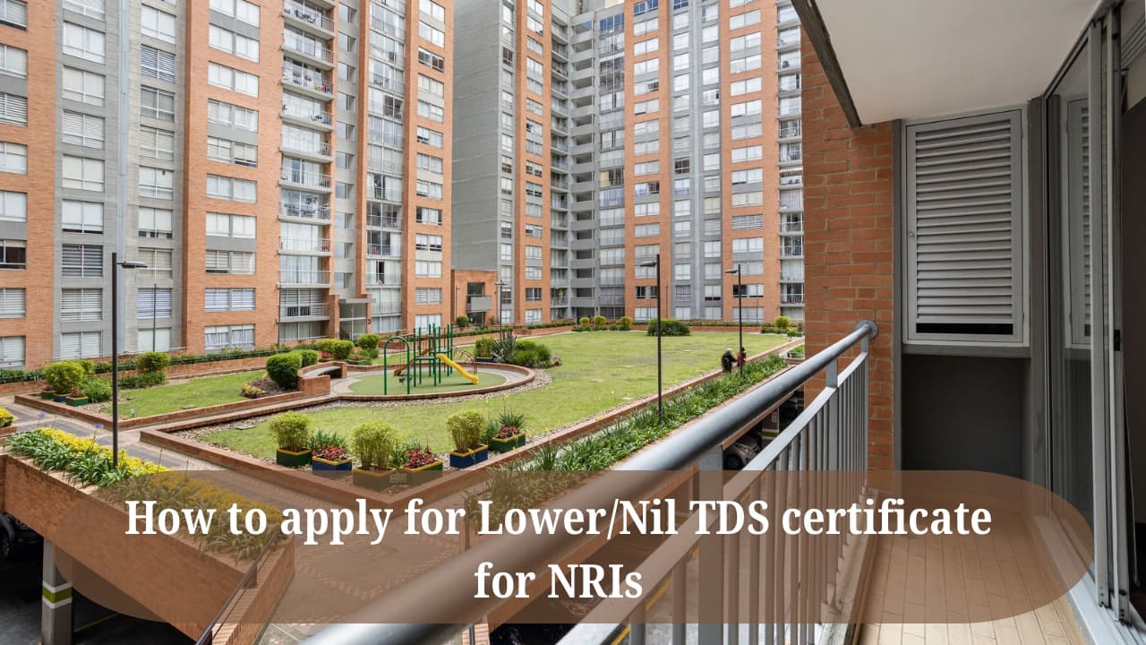 How to apply for nil tds certificate for NRI